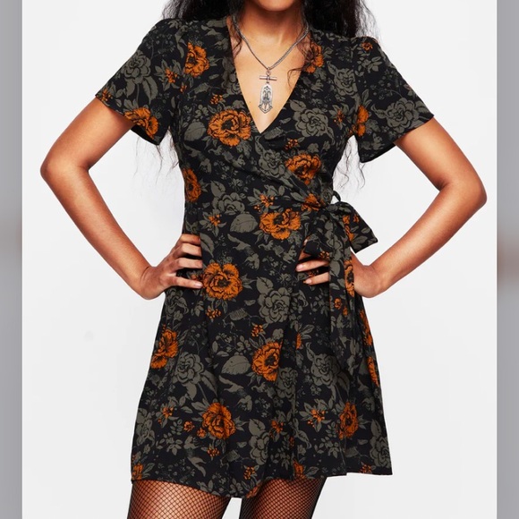 Disturbia Dresses & Skirts - 🖤SOLD🖤 Disturbia | Mortify Mini Wrap Dress